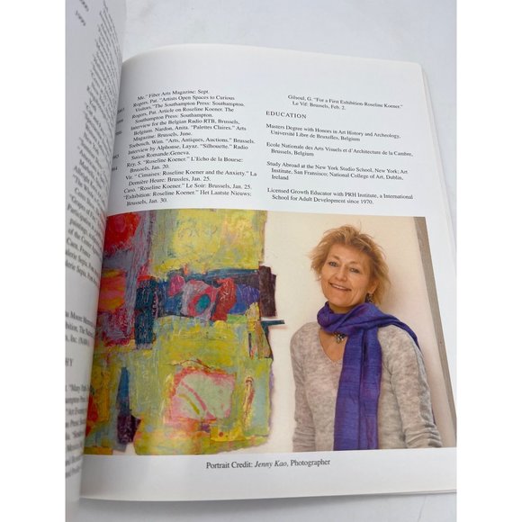 2008 Roseline Koener About Fire and Laughter Art Show Guidebook / Booklet - Picture 7 of 7